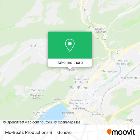 Mo-Beats Productions Bill map