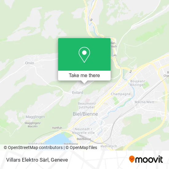 Villars Elektro Sàrl map