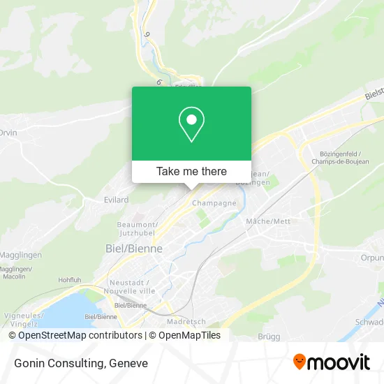 Gonin Consulting map