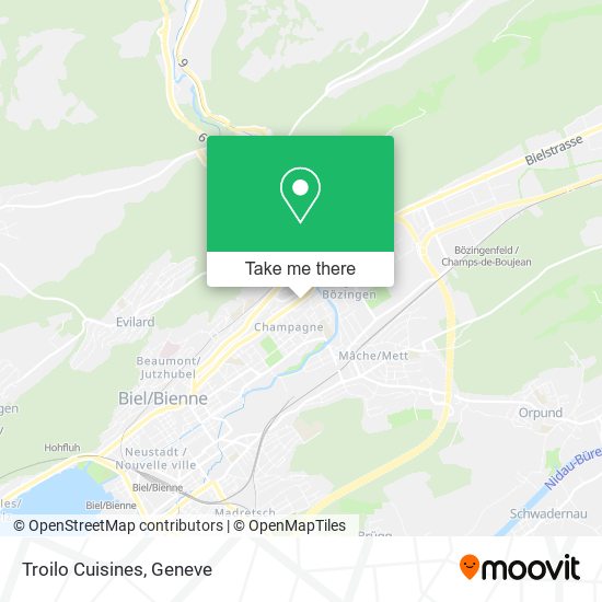Troilo Cuisines map