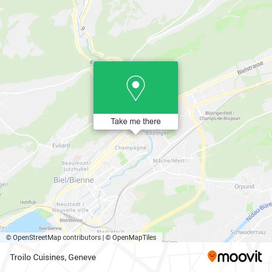 Troilo Cuisines map