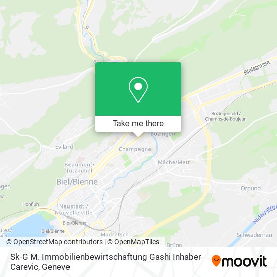 Sk-G M. Immobilienbewirtschaftung Gashi Inhaber Carevic map