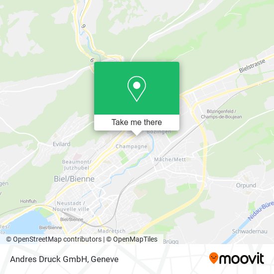 Andres Druck GmbH map