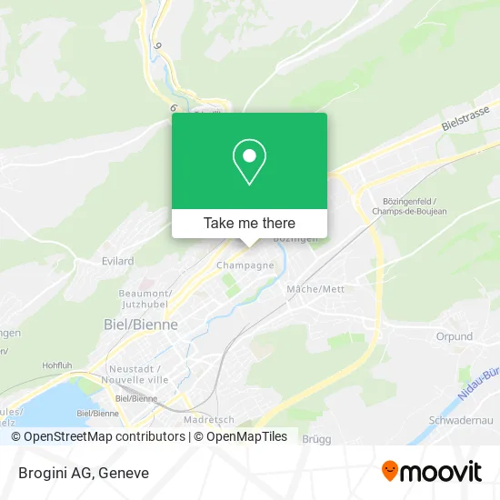 Brogini AG map