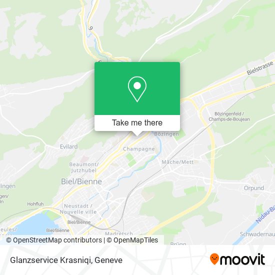 Glanzservice Krasniqi map