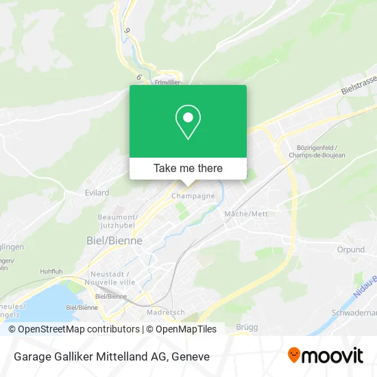 Garage Galliker Mittelland AG map