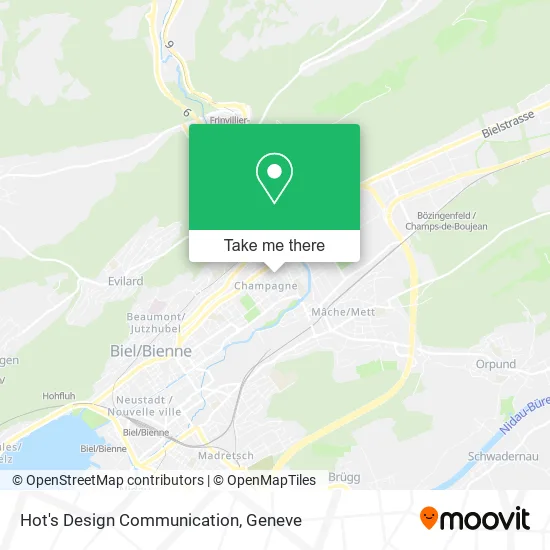Hot's Design Communication map