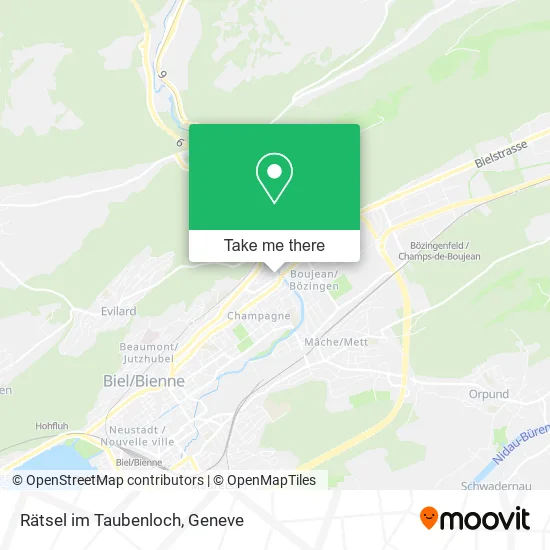 Rätsel im Taubenloch map