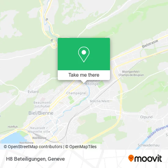 H8 Beteiligungen map