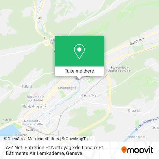 A-Z Net. Entretien Et Nettoyage de Locaux Et Bâtiments Aït Lemkademe map