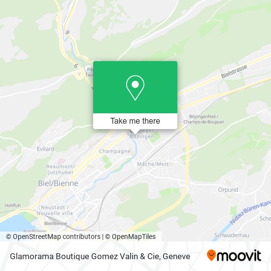 Glamorama Boutique Gomez Valin & Cie map