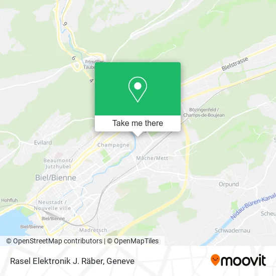 Rasel Elektronik J. Räber map