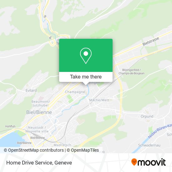 Home Drive Service map