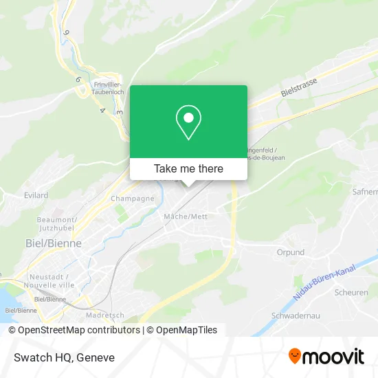 Swatch HQ map