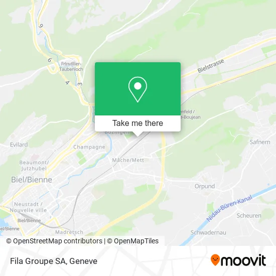 Fila Groupe SA map
