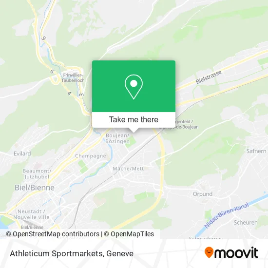 Athleticum Sportmarkets map