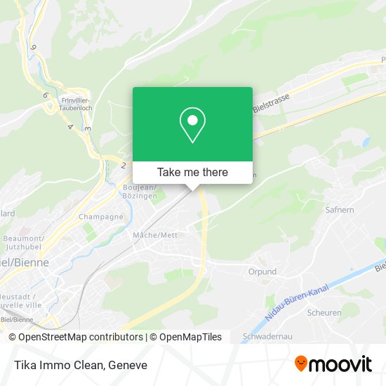 Tika Immo Clean map