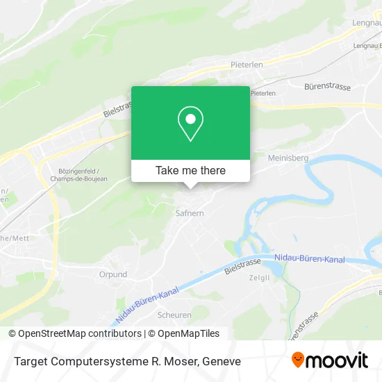 Target Computersysteme R. Moser map