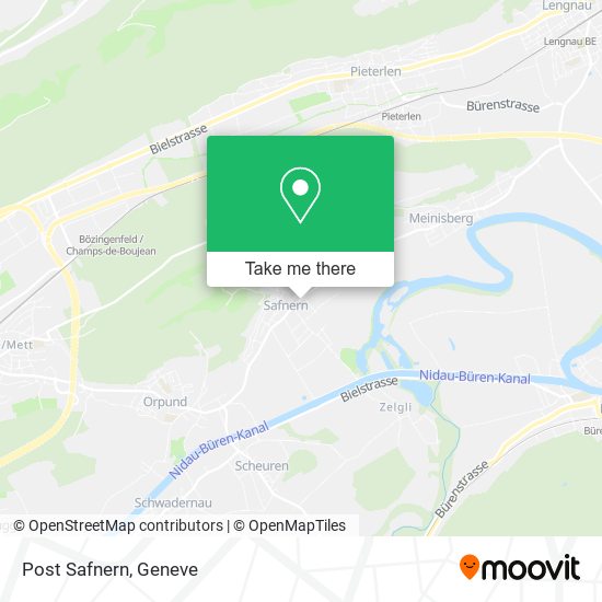 Post Safnern map