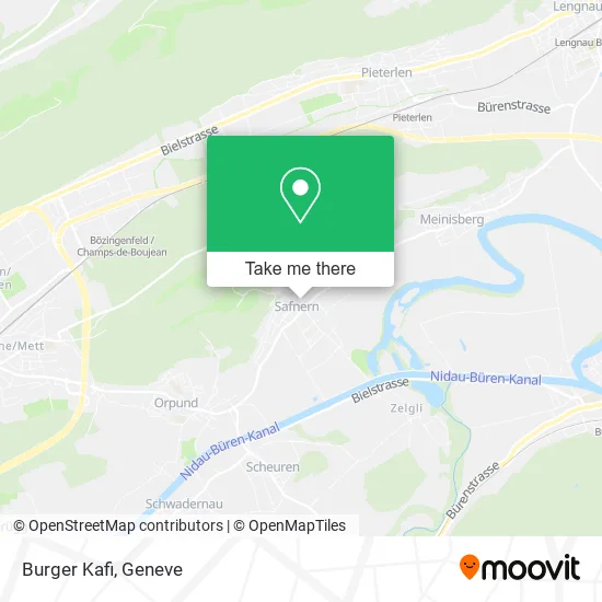 Burger Kafi map