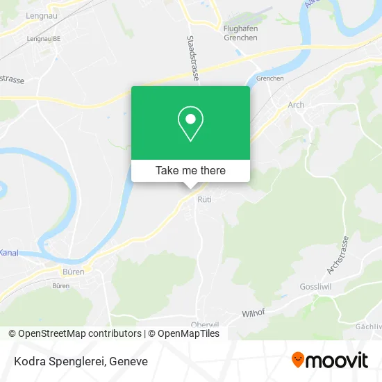 Kodra Spenglerei map