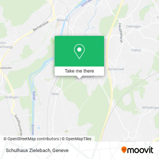 Schulhaus Zielebach map