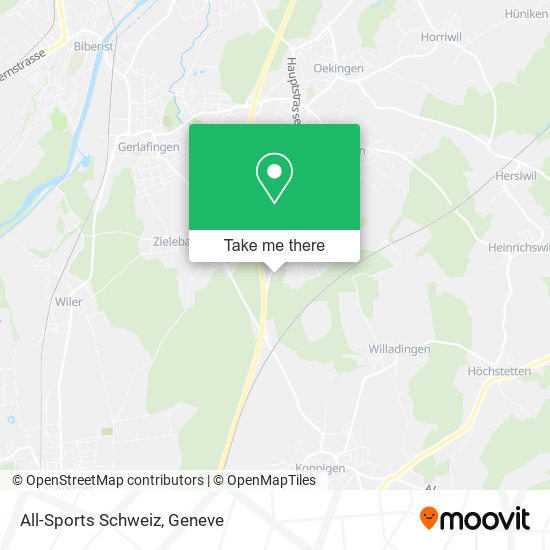 All-Sports Schweiz map