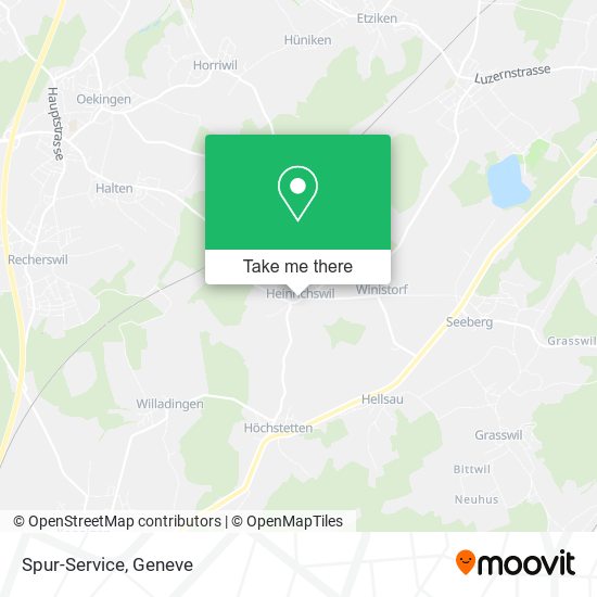 Spur-Service map