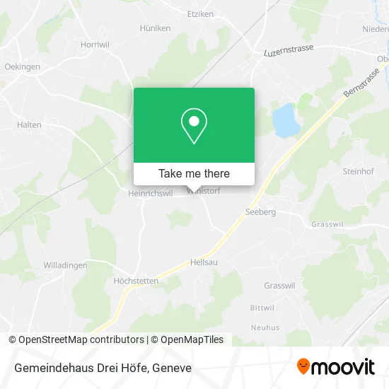 Gemeindehaus Drei Höfe map