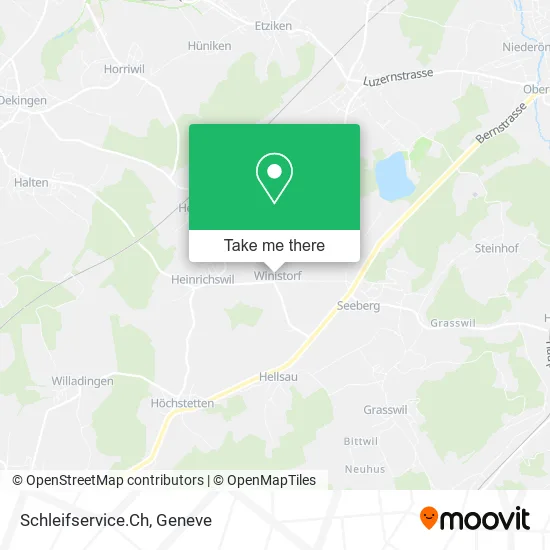 Schleifservice.Ch map