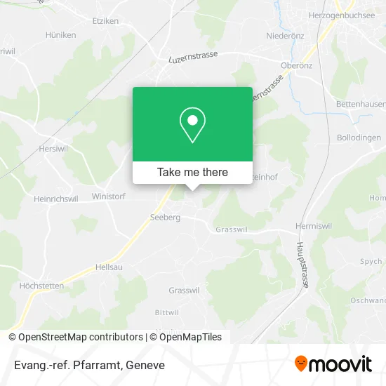 Evang.-ref. Pfarramt plan