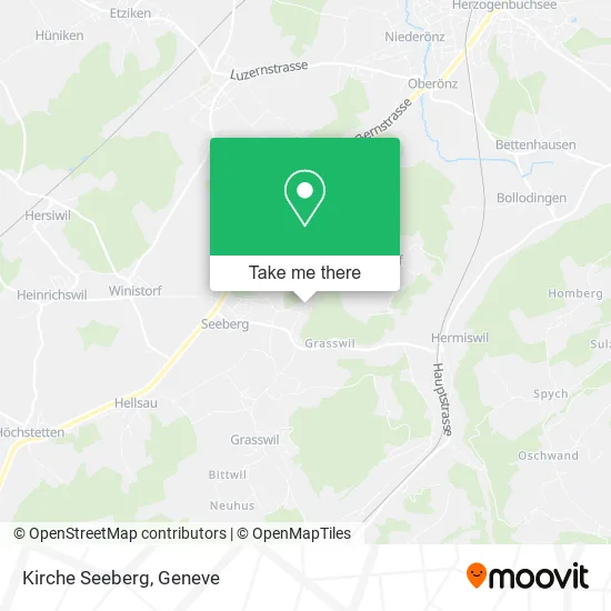 Kirche Seeberg map