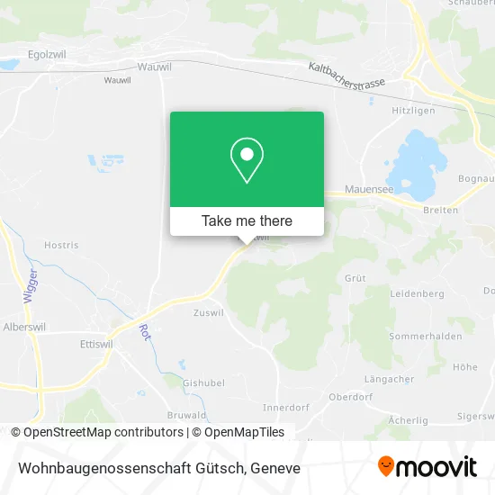 Wohnbaugenossenschaft Gütsch map