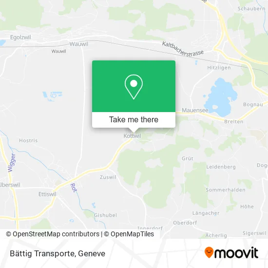 Bättig Transporte map