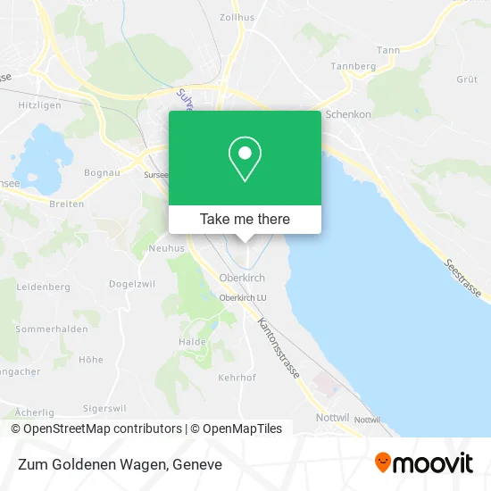 Zum Goldenen Wagen map