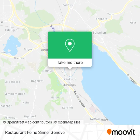 Restaurant Feine Sinne map