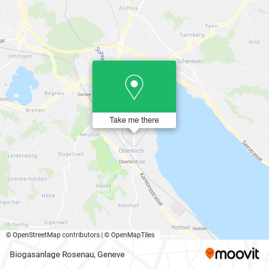 Biogasanlage Rosenau map