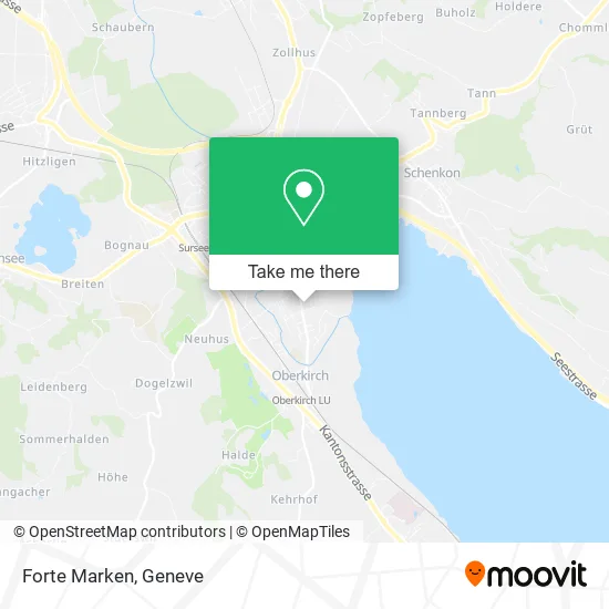 Forte Marken map