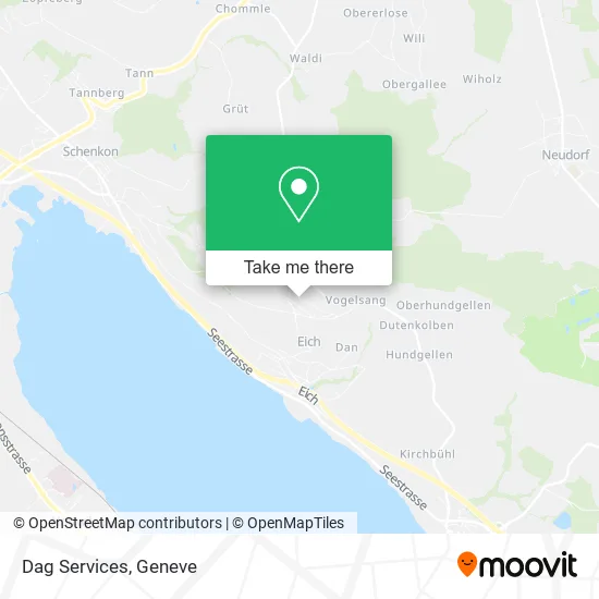 Dag Services map