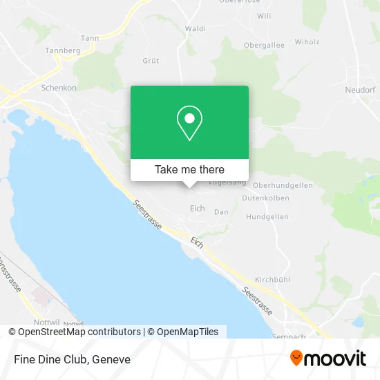Fine Dine Club map