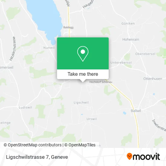 Ligschwilstrasse 7 map