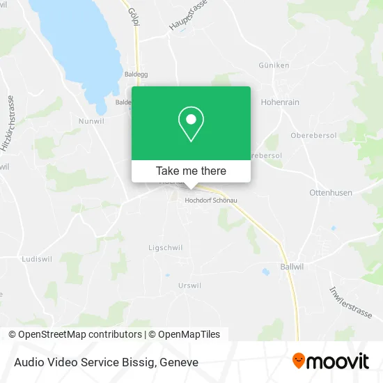 Audio Video Service Bissig map