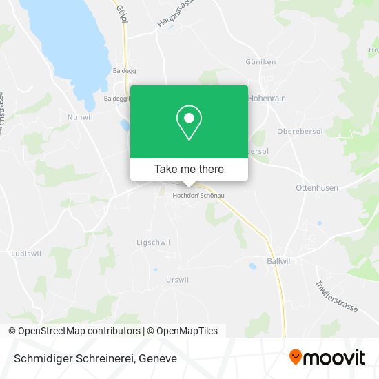 Schmidiger Schreinerei map