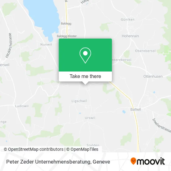 Peter Zeder Unternehmensberatung map
