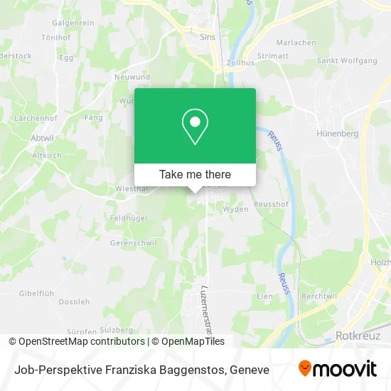 Job-Perspektive Franziska Baggenstos map