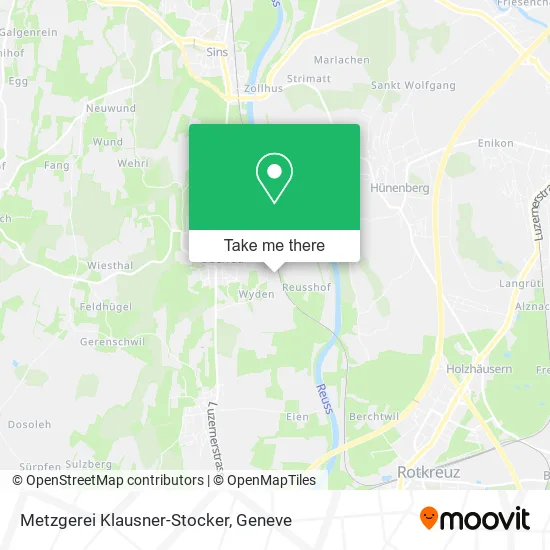 Metzgerei Klausner-Stocker map