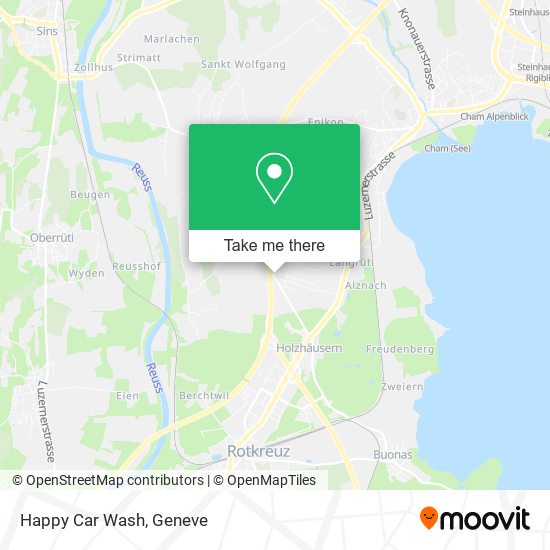 Happy Car Wash map