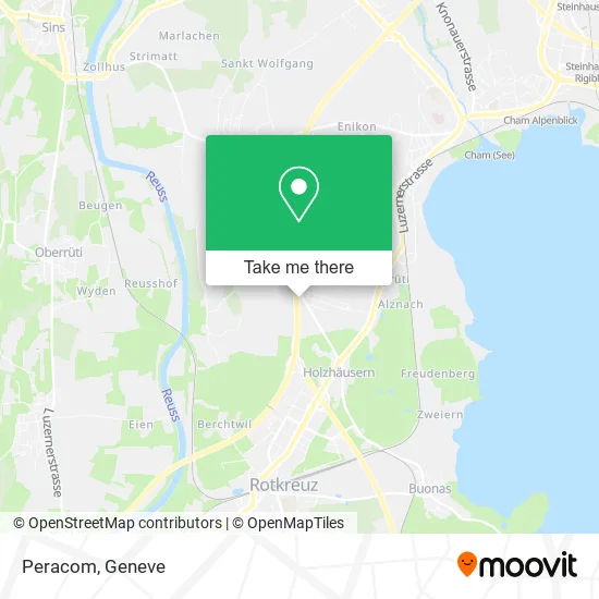 Peracom map