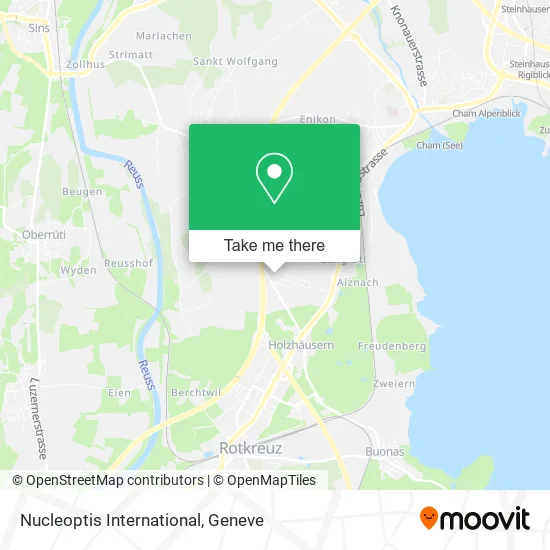 Nucleoptis International map