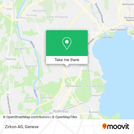 Zirkon AG map
